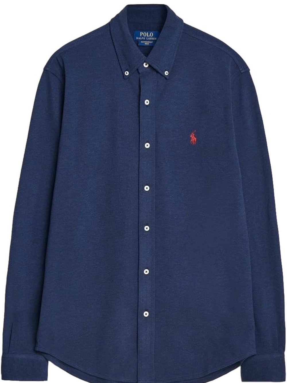 POLO RALPH LAUREN Men's Classic Fit Featherweight Mesh Shirt Medium Navy - Picture 2 of 7